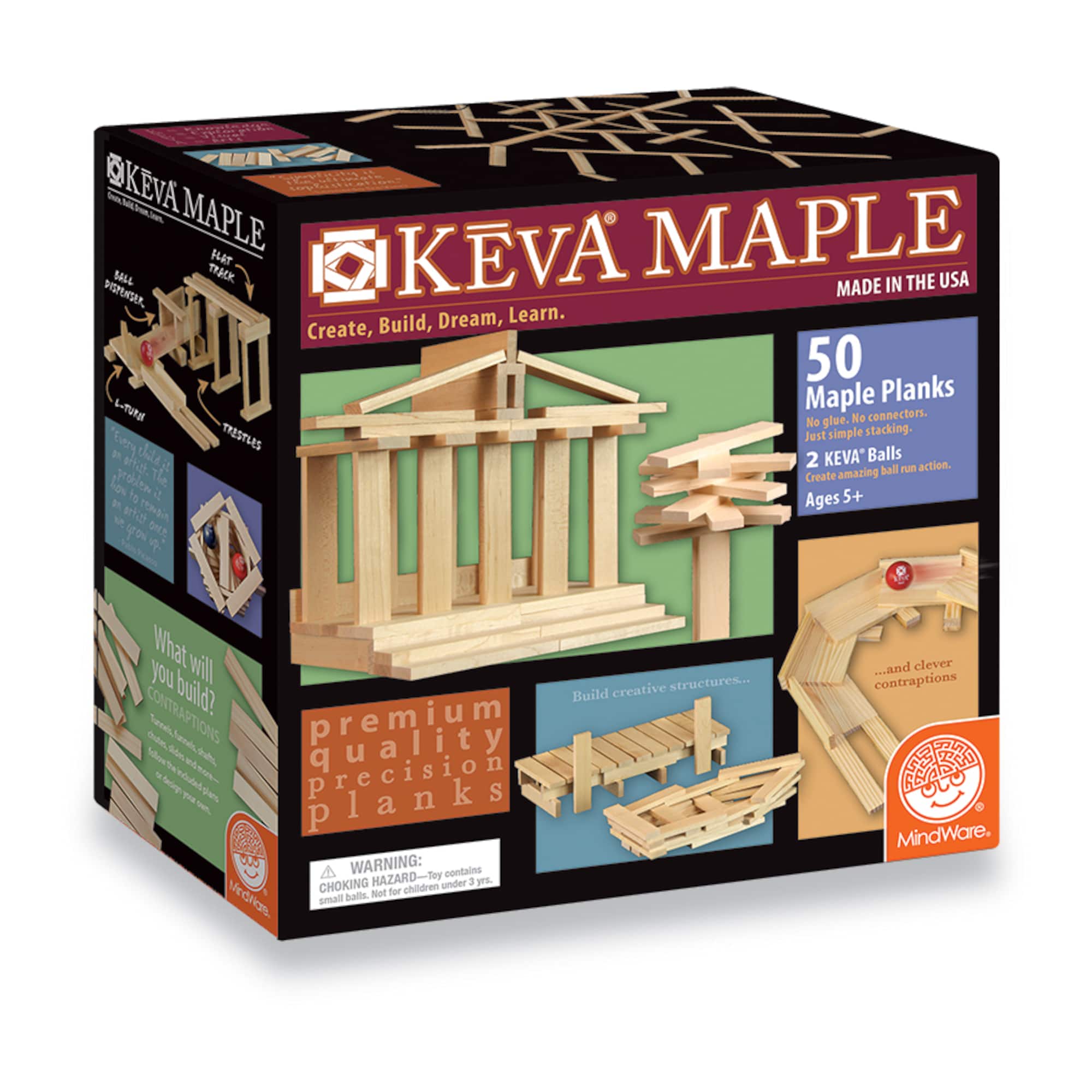 KEVA® Maple 50 Plank Set